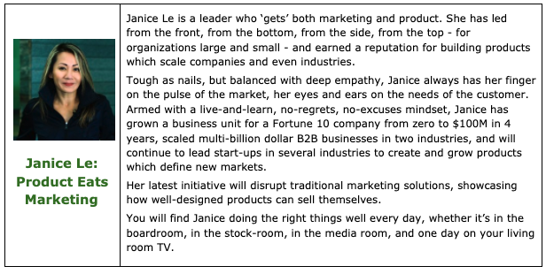 Janice Le: Product Eats Marketing
